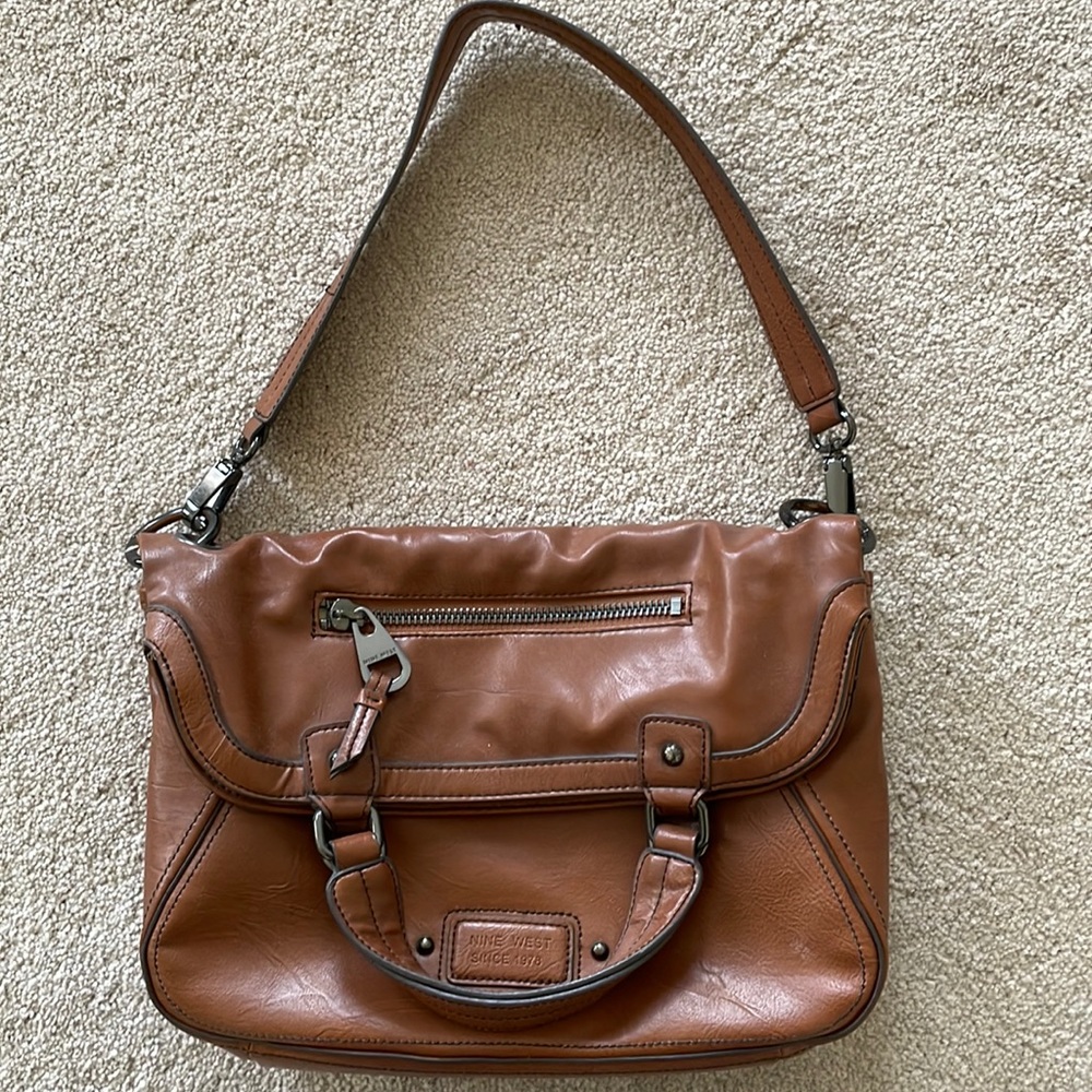 Nine West brown leather purse
